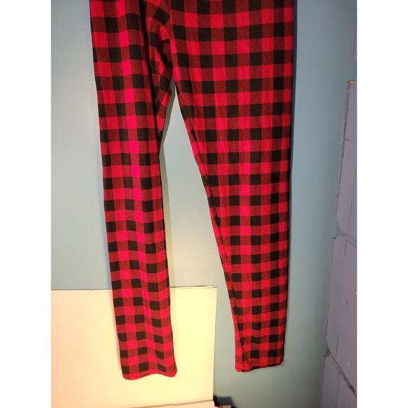Lucky Brand Womens Red/Black Flannel Pajama Pants Size L - Picture 5 of 7